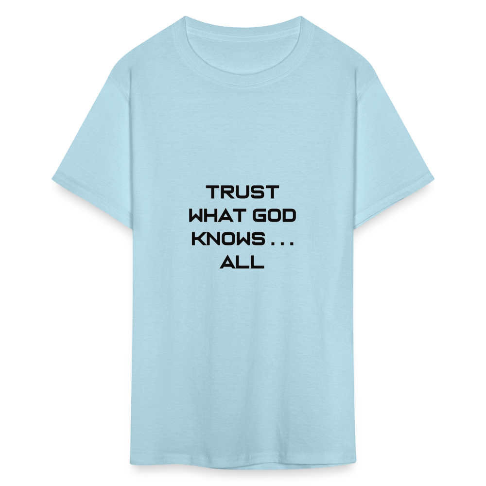 Trust What God Knows . . .All - powder blue