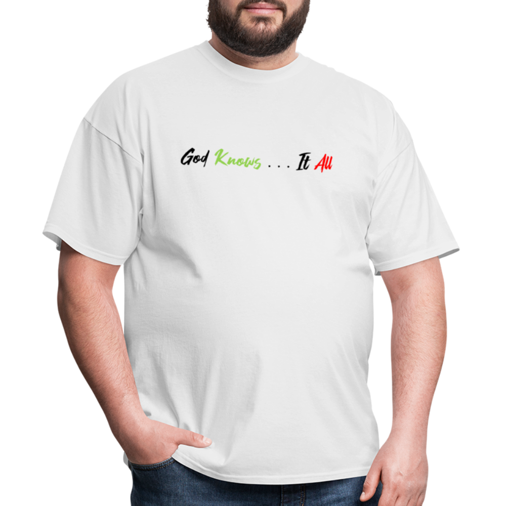 God Knows . . . It All - white