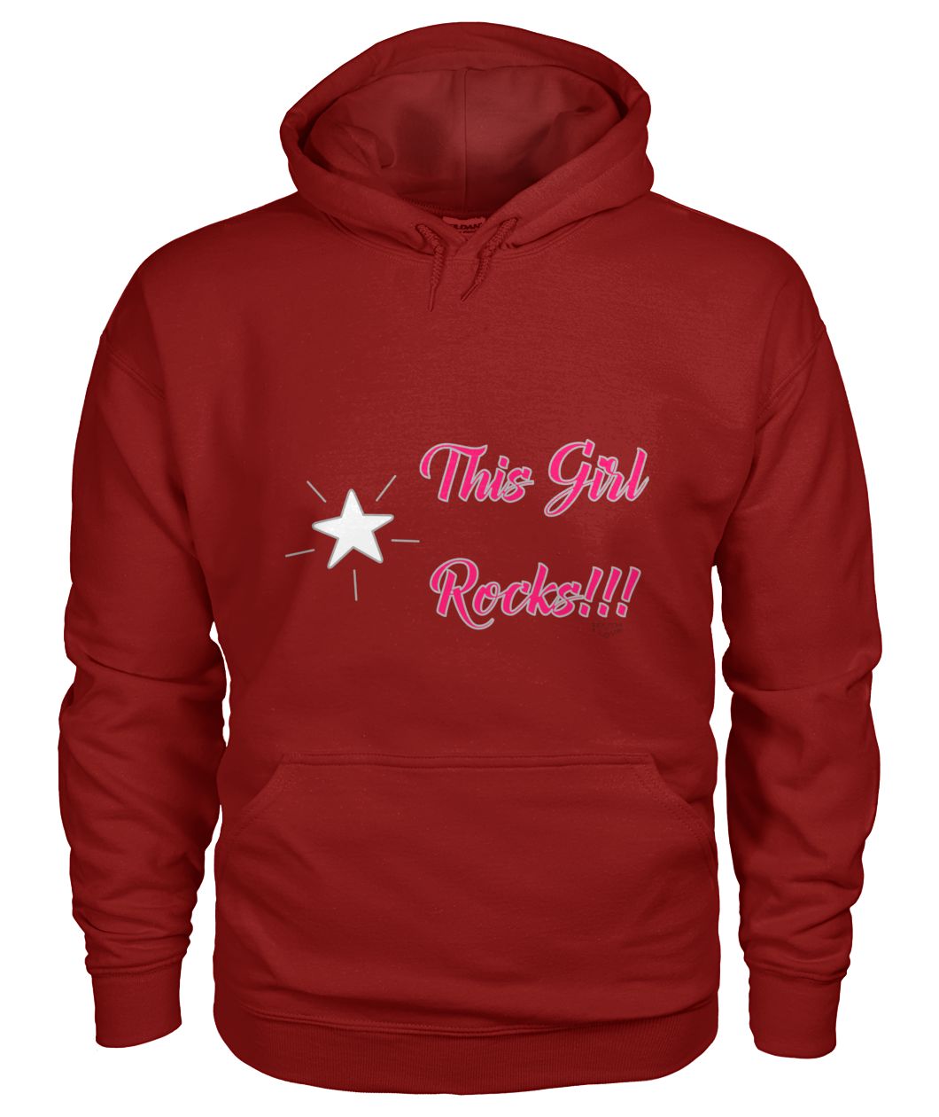 THIS GIRL ROCKS! Gildan Hoodie