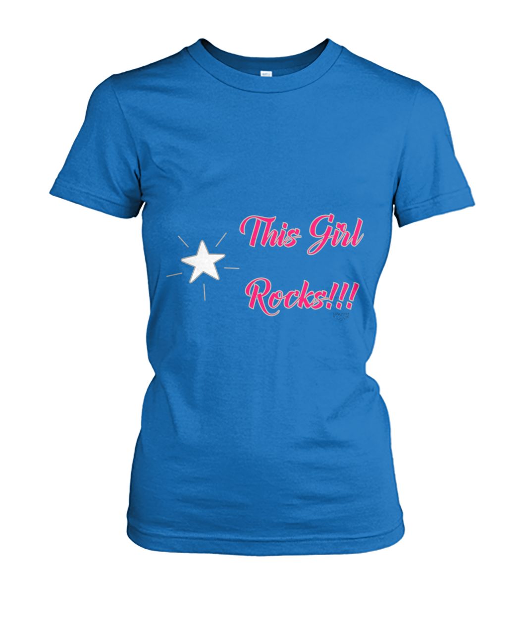 THIS GIRL ROCKS! Women's Crew Tee
