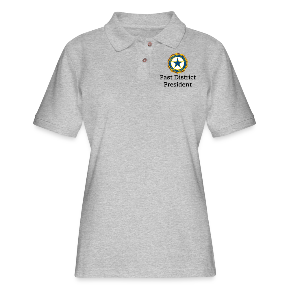 PAST DISTRICT PRESIDENT Polo Shirt - heather gray