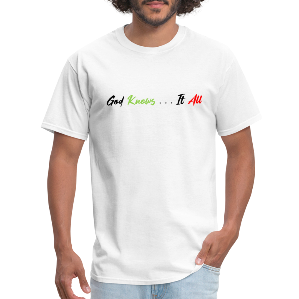God Knows  . . . It All - white