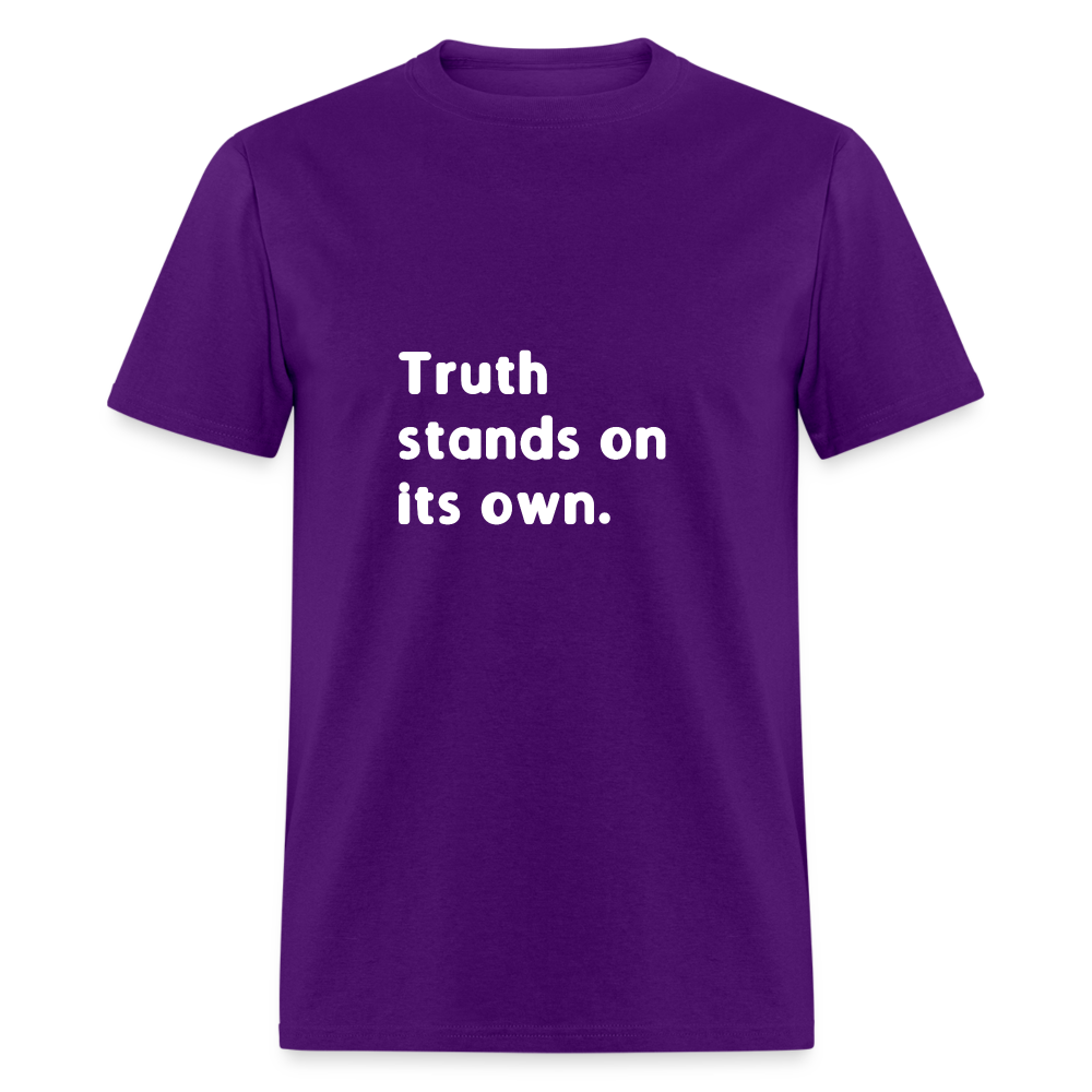 Truth Stands On Its Own - purple