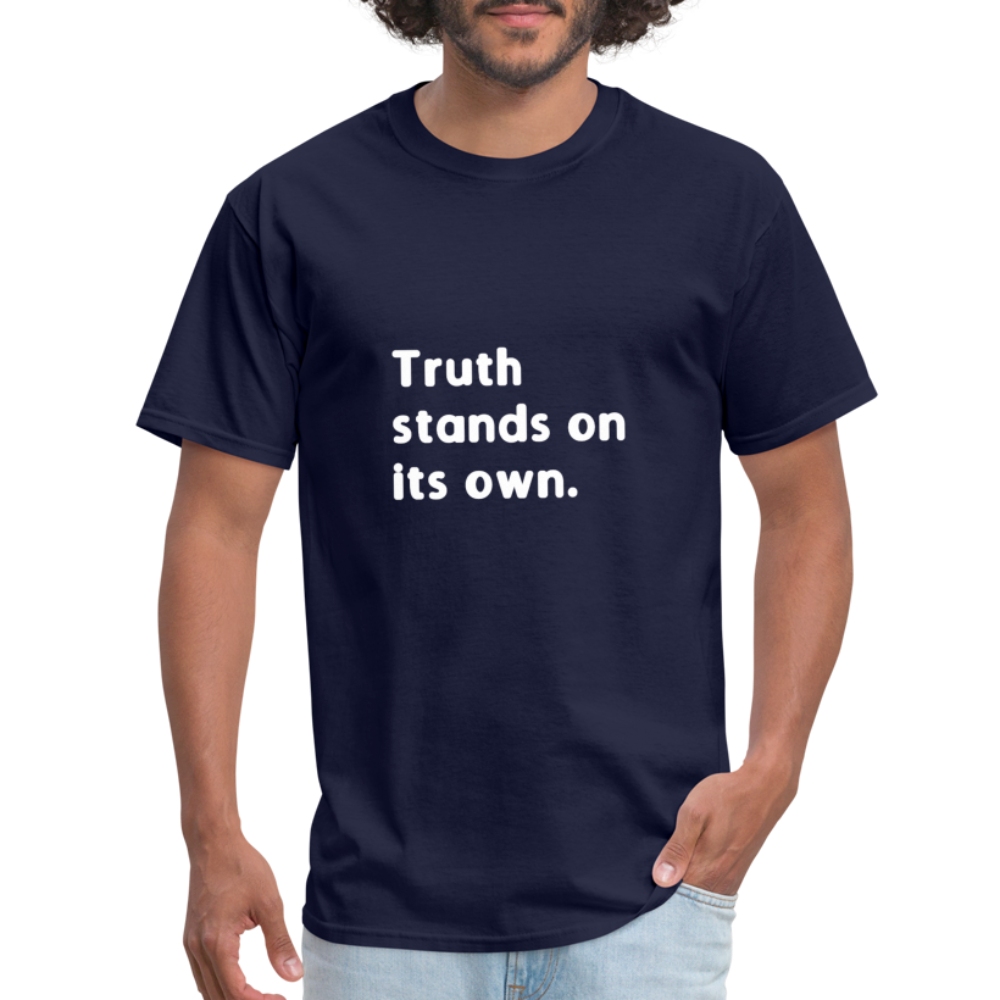 Truth Stands On Its Own - navy