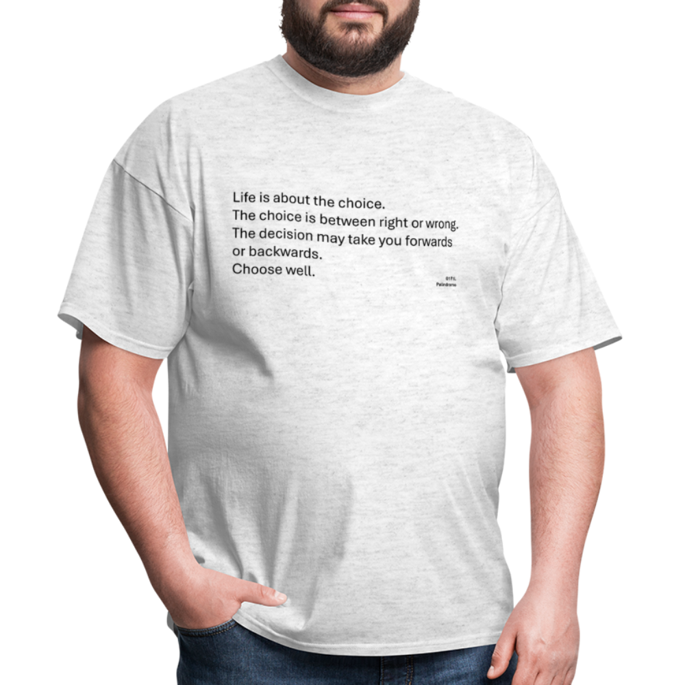 A WOW Palindrome - light heather gray