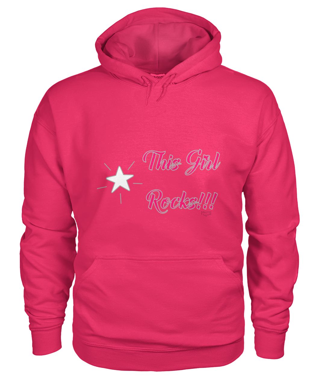 THIS GIRL ROCKS! Gildan Hoodie