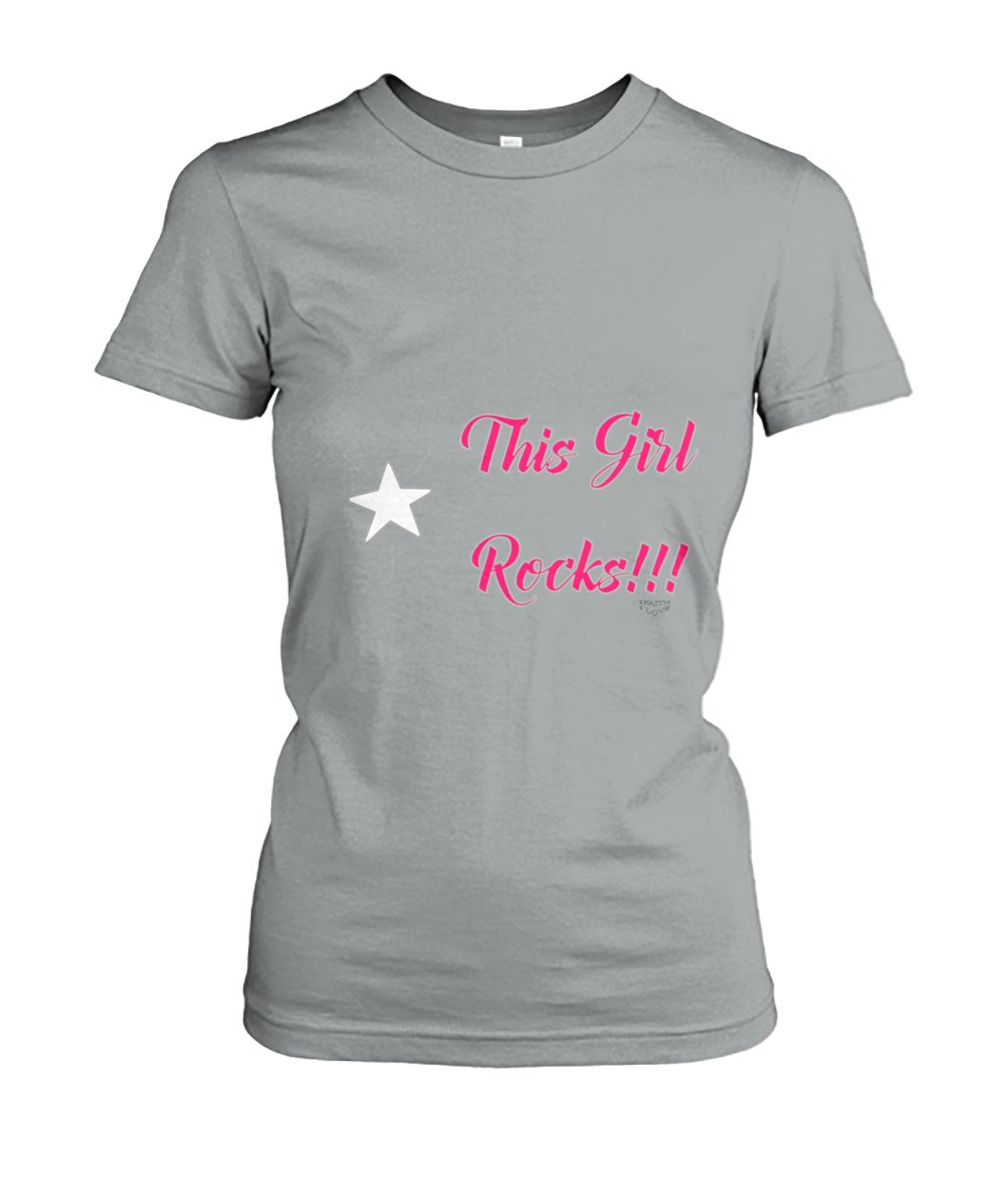 THIS GIRL ROCKS! Women's Crew Tee