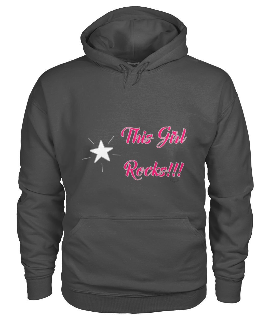 THIS GIRL ROCKS! Gildan Hoodie