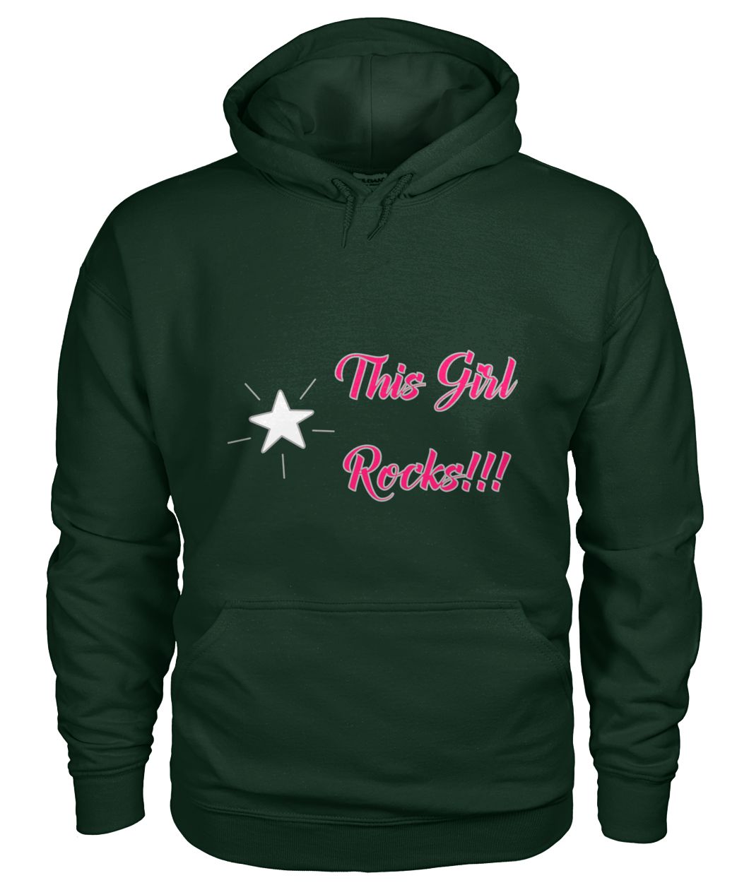 THIS GIRL ROCKS! Gildan Hoodie