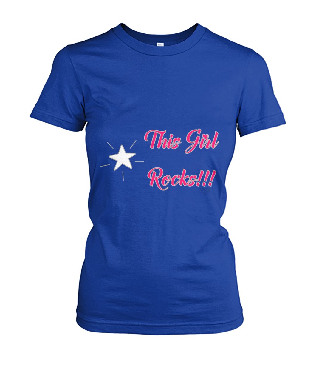 THIS GIRL ROCKS! Women's Crew Tee