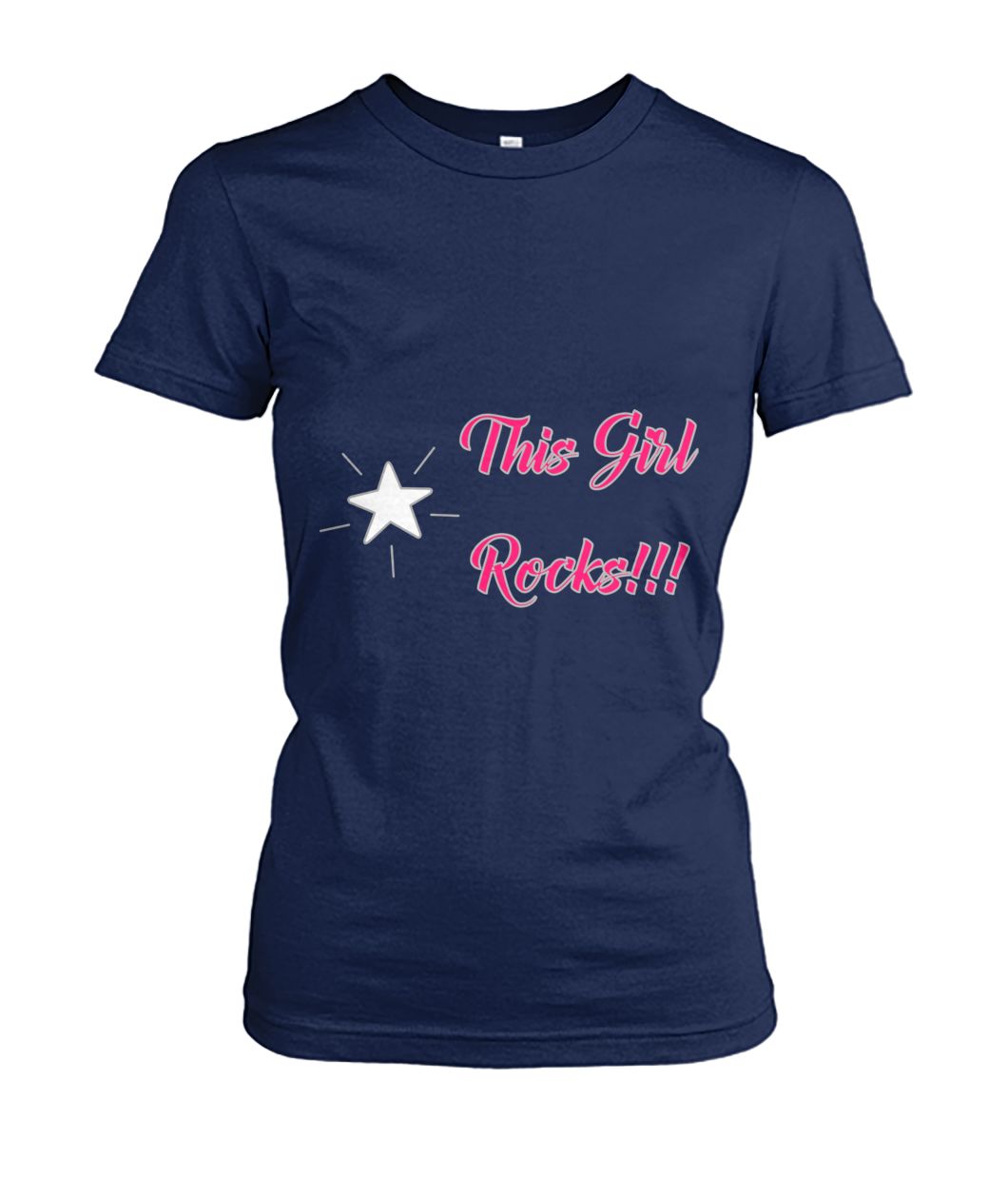 THIS GIRL ROCKS! Women's Crew Tee