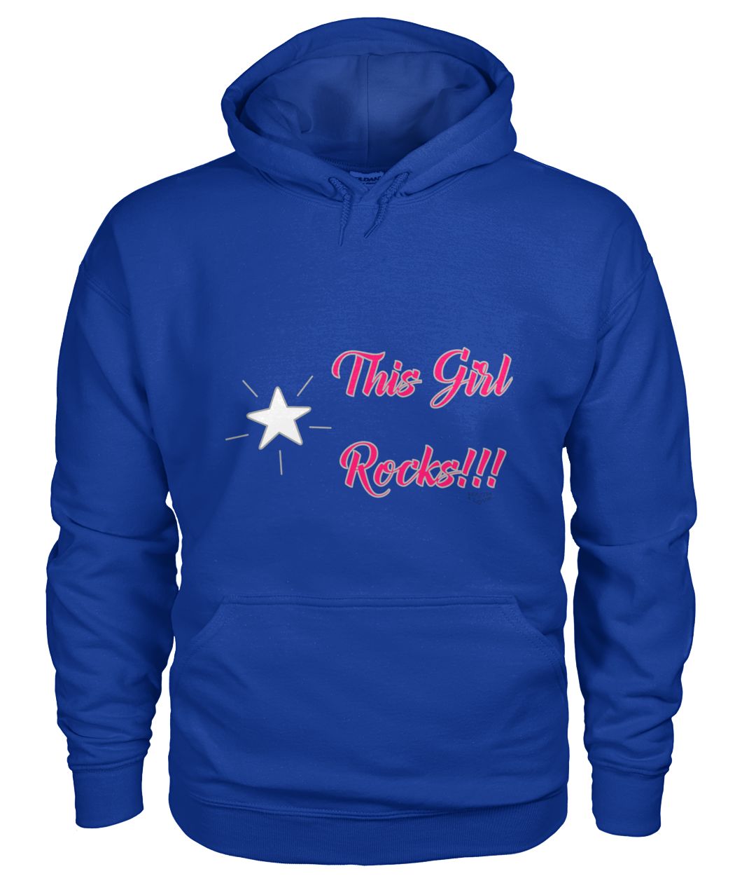 THIS GIRL ROCKS! Gildan Hoodie