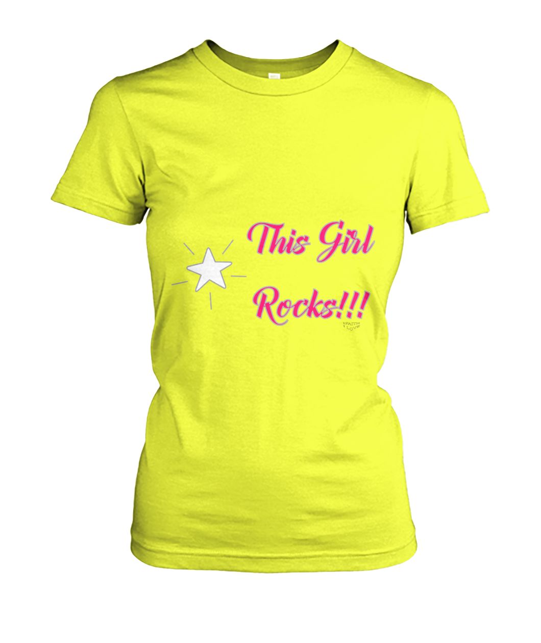 THIS GIRL ROCKS! Women's Crew Tee