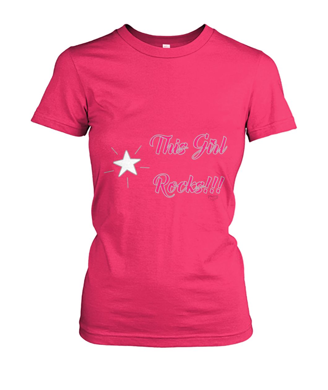 THIS GIRL ROCKS! Women's Crew Tee