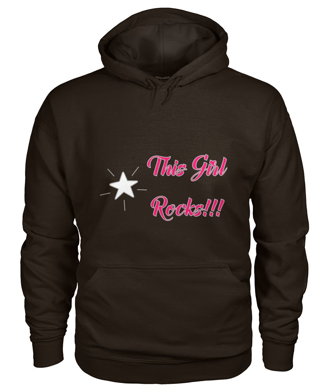 THIS GIRL ROCKS! Gildan Hoodie
