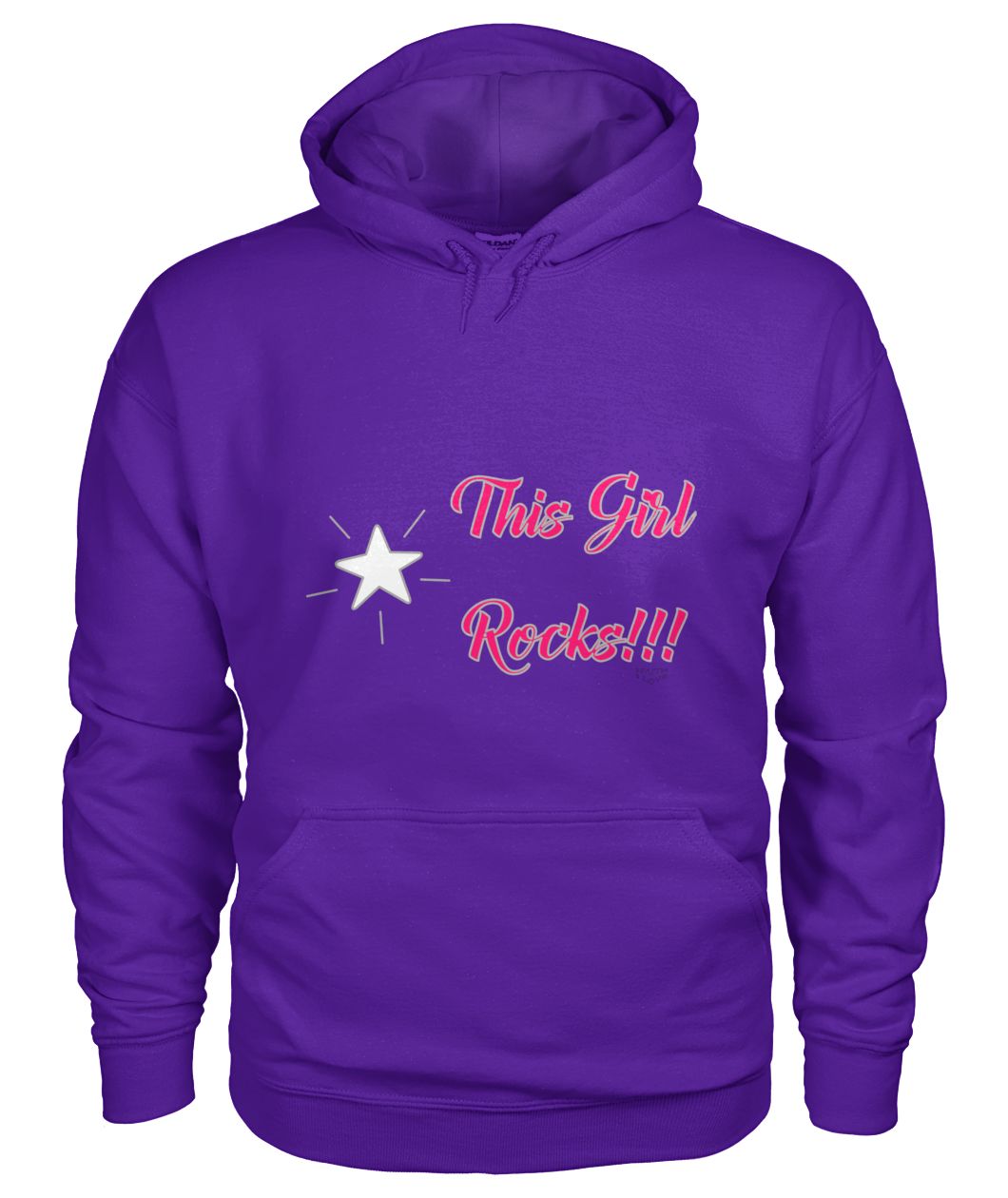 THIS GIRL ROCKS! Gildan Hoodie
