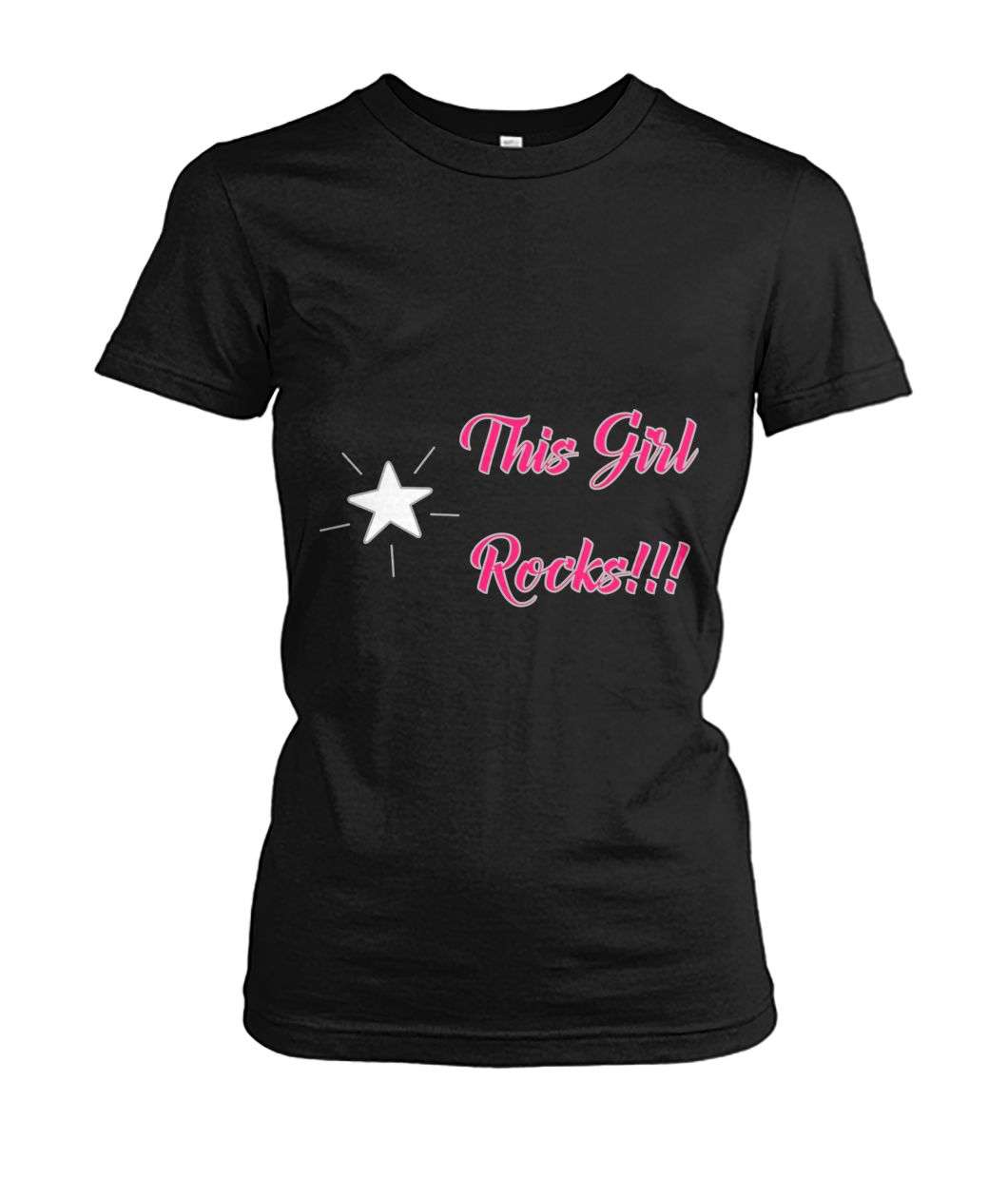 THIS GIRL ROCKS! Women's Crew Tee