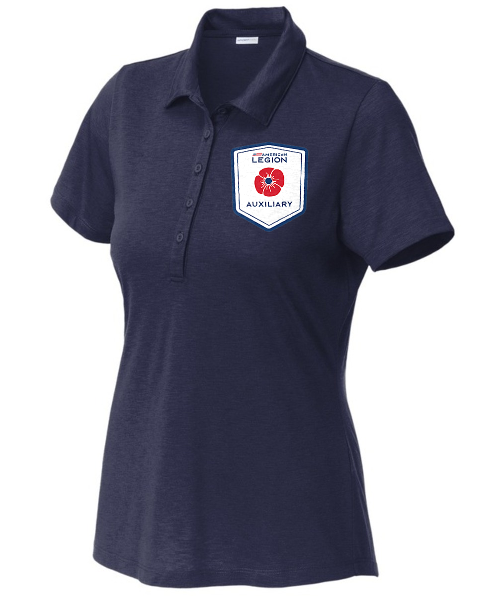 ALA Poppy Embroidered Sport-Tek ® Ladies PosiCharge ® Strive Polo