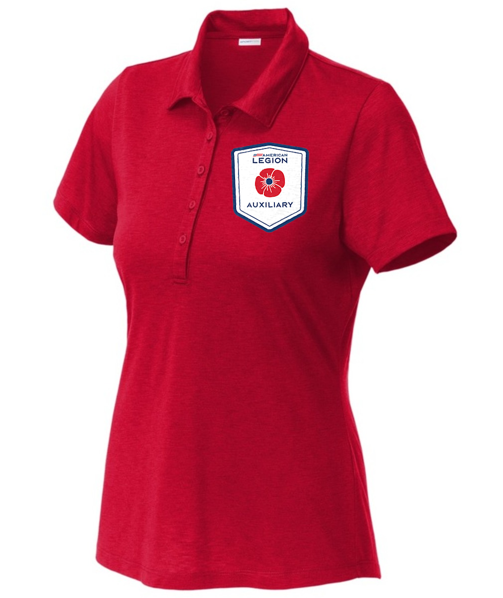 ALA Poppy Embroidered Sport-Tek ® Ladies PosiCharge ® Strive Polo