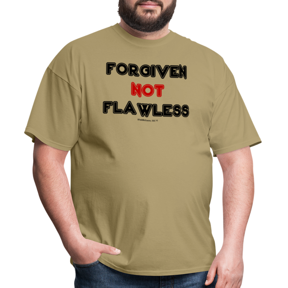 Forgiven Not Flawless Unisex Classic T-Shirt - khaki