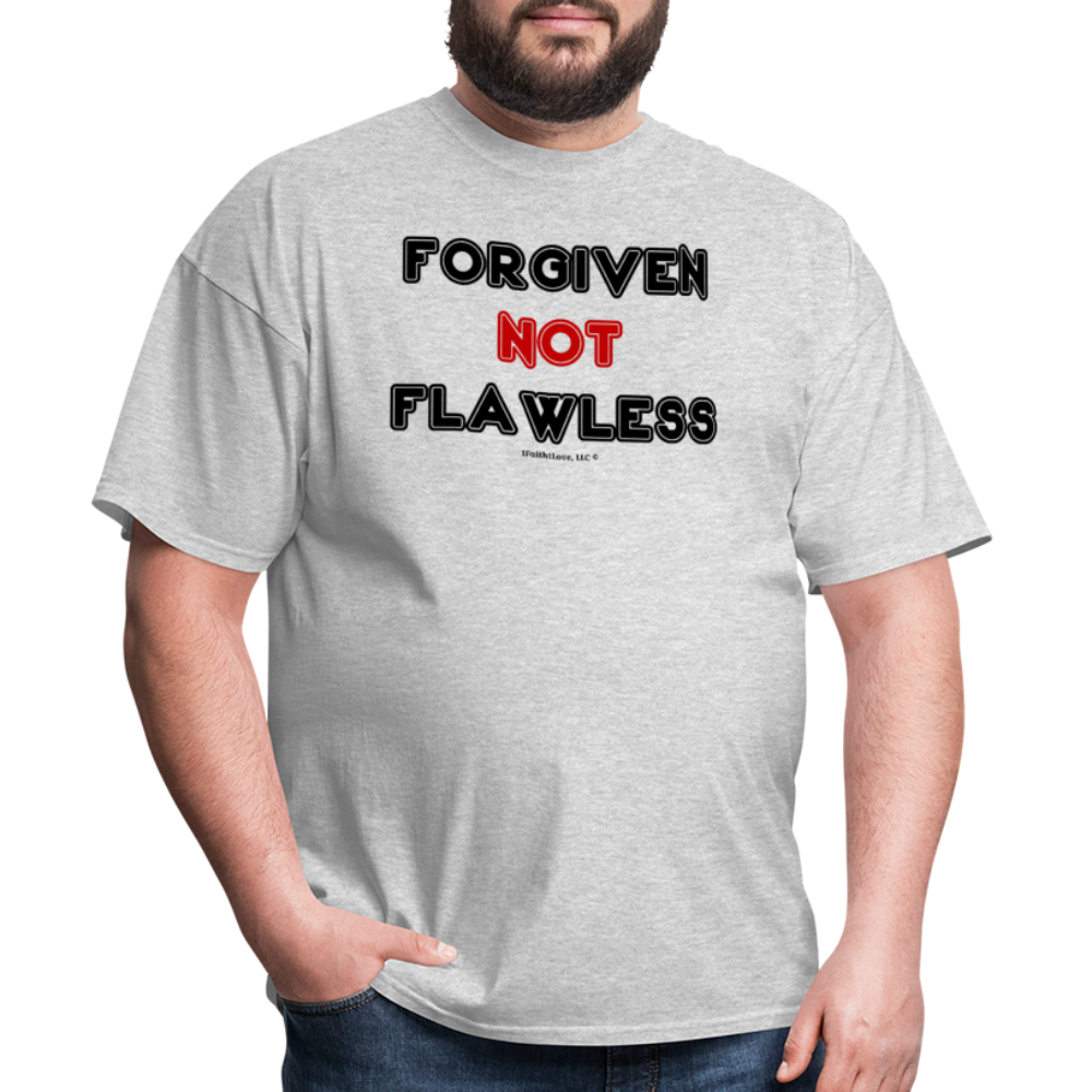 Forgiven Not Flawless Unisex Classic T-Shirt - heather gray