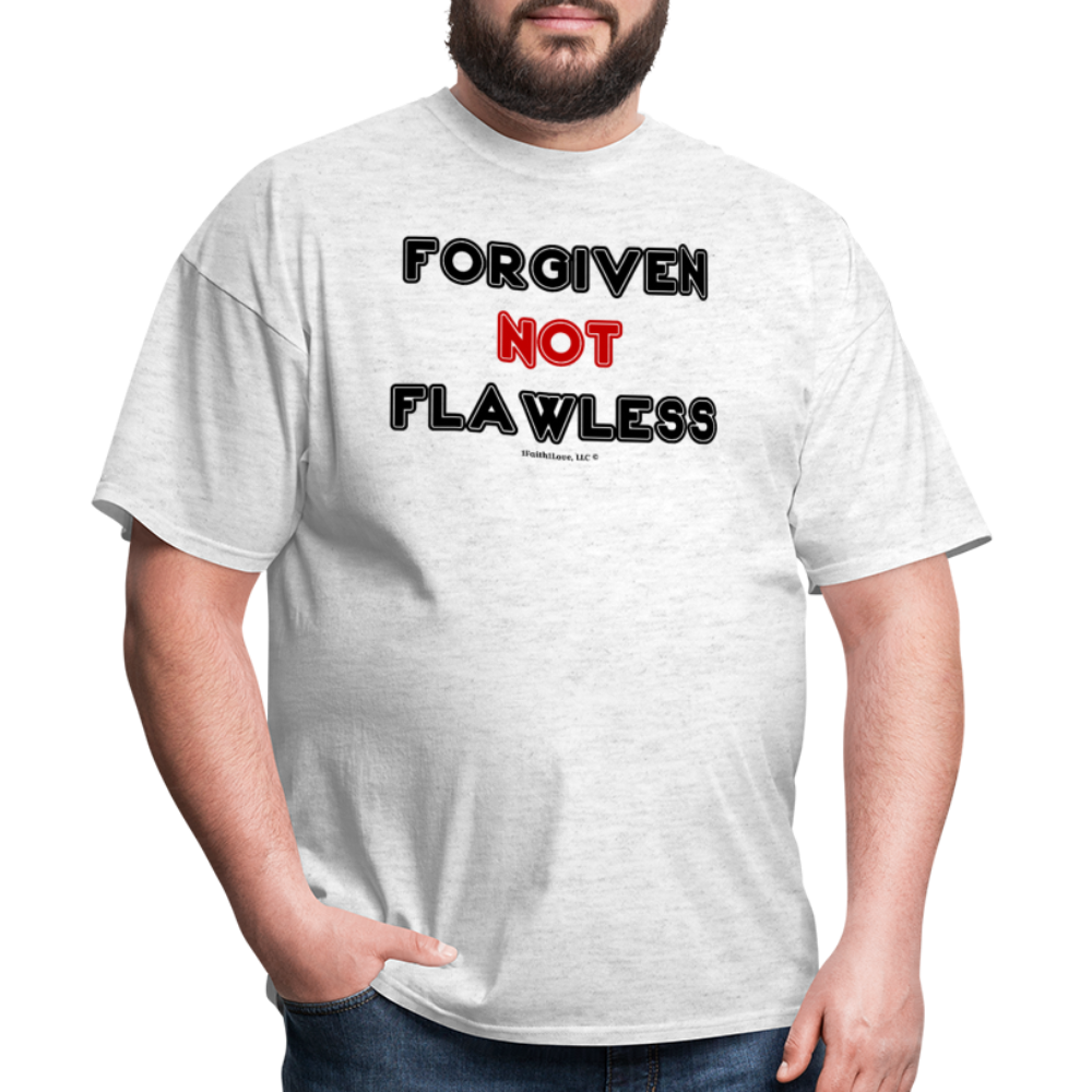 Forgiven Not Flawless Unisex Classic T-Shirt - light heather gray