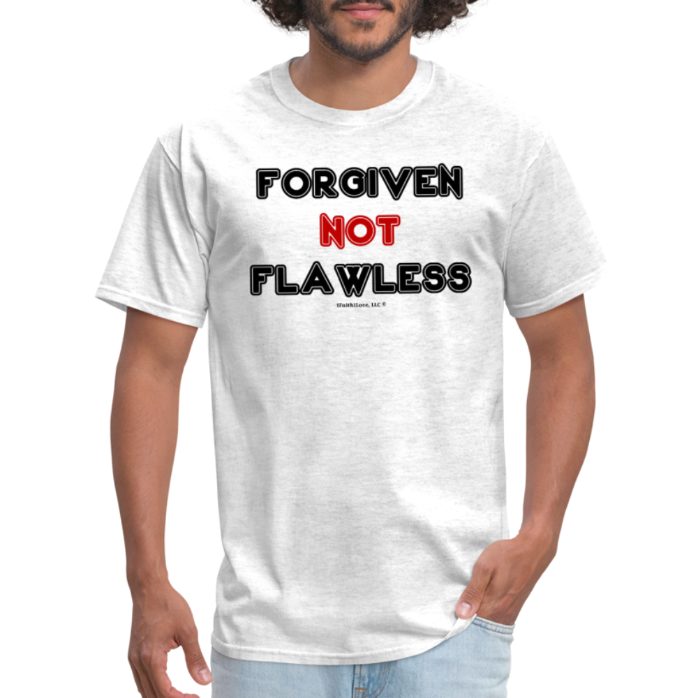 Forgiven Not Flawless Unisex Classic T-Shirt - light heather gray