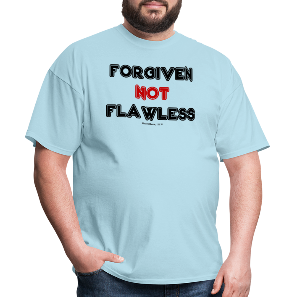 Forgiven Not Flawless Unisex Classic T-Shirt - powder blue