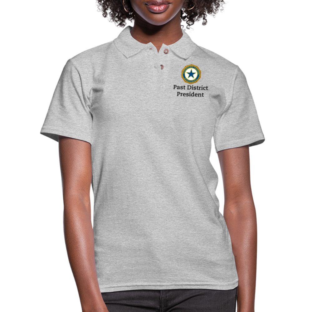 PAST DISTRICT PRESIDENT Polo Shirt - heather gray